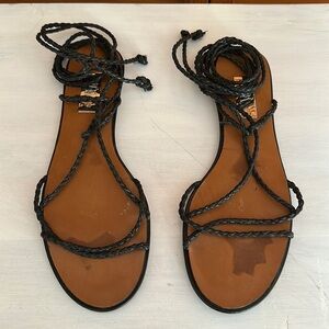 Zara Wrap Sandals Size 40